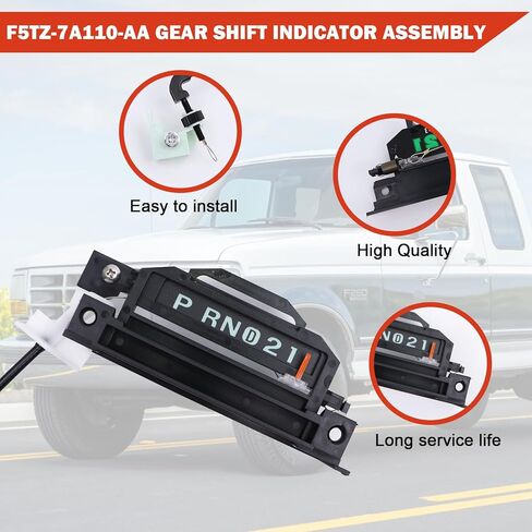 كابل مؤشر ناقل الحركة F5TZ-7A110-AA متوافق مع مجموعة مؤشر التحول Ford F-250 F-350 1995 1996 1997 in Kuwait
