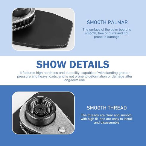 1 PC Brake Caliper Press Tool, Not-easily-deformed & Anti-slip Ratchet Wrench with 2 S-hook, 4 In 1 Disc Brake Piston Separator, Universal for Most Vehicles (Blue) in Kuwait