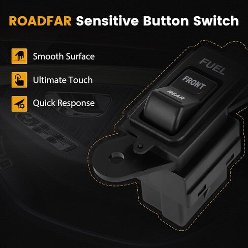 ROADFAR مفتاح جهاز انتقاء خزان الوقود الأمامي يناسب 1992-1997 لفورد لـ F-150/F-250/F-350 1997 لـ Lobo F2TZ-9A050-A F2TB9A050AB F2TZ9A050A in Kuwait