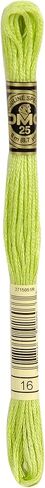 DMC CORPORATION DMC 6-Strand قطن مطرز 8.7yd-Light Chartreuse، Coloris 16 12 in Saudi Arabia