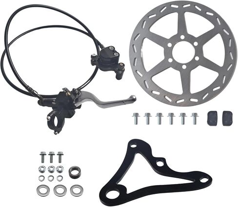 Hydraulic Brake Kit with Rear Caliper Bracket fit for Monster Moto 80cc/105cc for Coleman B100/RB100/RT100,GMB100 Mini Bike in Kuwait
