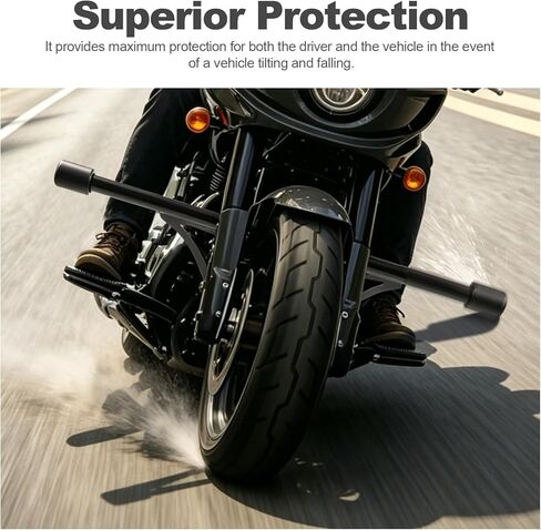 1.25 بوصة أمامي M8 Footpeg Softail Engine Guard Crash Bar، لـ 2018-2026 Harley Softail Street Bob FXBB، 2018-2020 Low Rider FXLR، 2020-2024 Low Rider S FXLRS، 2022-2024 Low Rider ST FXLRST in Kuwait