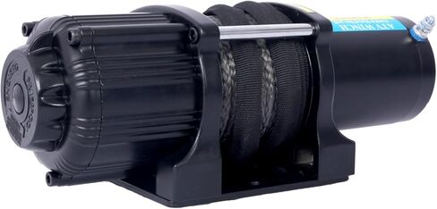 3500 lb Winch ATV UTV Electric Steel Black Versatile Towing Power Boat Off-Road All-Weather in Kuwait