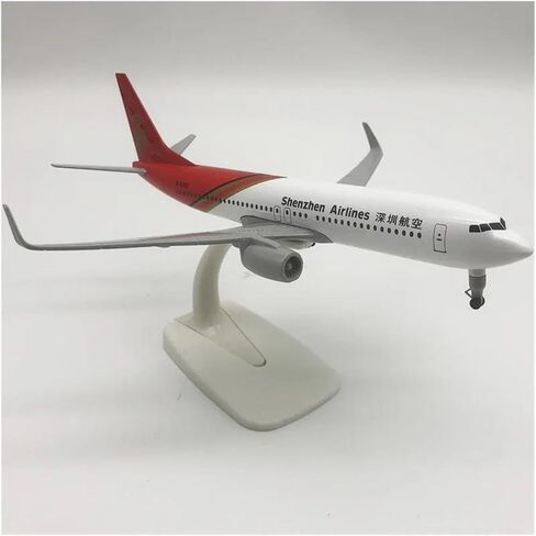 Miniature Scale 1:350 Shenzhen Airlines B737 Aircraft Model, Metal Simulation Passenger Flying Toy Game Kits in Kuwait