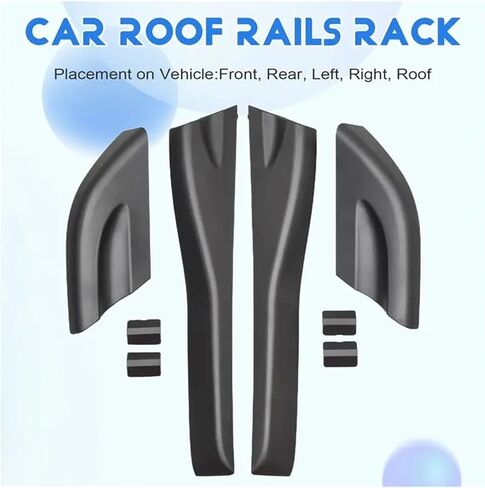 4Pcs Roof Rails Rack End Cover Shell Compatible For Tucson 2004-2008 in Kuwait