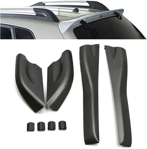 غطاء رف أمتعة سقف السيارة متوافق مع Hyundai Tucson 2005-2009 حامل سقفي غطاء نهاية السكك الحديدية غطاء شل 872912E000,872982E000 in Kuwait