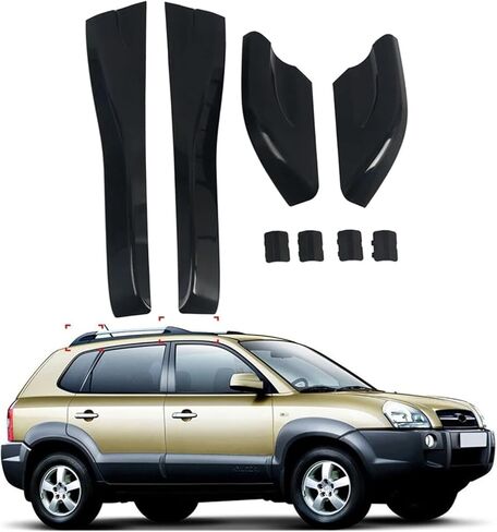 Car Roof Rack Rail End Cap Protective Cover Shell Cover Compatible For Hyundai Tucson 2004-2008 in Kuwait