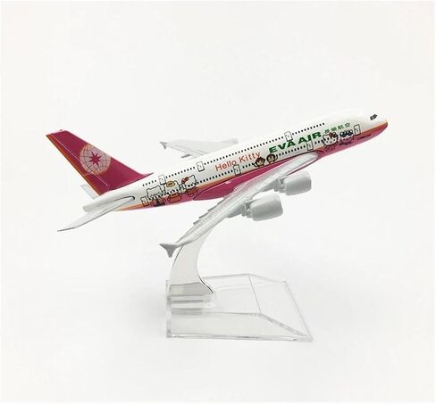 مقياس مصغر 1 400 نموذج طائرة سبيكة دائمة الخضرة الوردي ايرباص A380 مجموعة الكبار لعبة الصبي لعبة طائرة لعبة أطقم in Kuwait