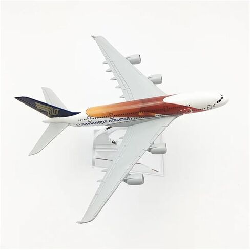 Miniature Scale 1 400 Simulation Aircraft Model Alloy Singapore Bunting A380 Airplane Adult Collection's Toys Flying Toy Game Kits in Kuwait