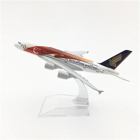 Miniature Scale 1 400 Simulation Aircraft Model Alloy Singapore Bunting A380 Airplane Adult Collection's Toys Flying Toy Game Kits in Kuwait