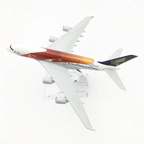 Miniature Scale 1 400 Simulation Aircraft Model Alloy Singapore Bunting A380 Airplane Adult Collection's Toys Flying Toy Game Kits in Kuwait