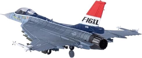 مقياس مصغر دييكاست 1 144 مقياس F-16XL نموذج طائرة مقاتلة قاذفة قنابل جمع تذكارية عرض لعبة طائرة لعبة أطقم in Kuwait