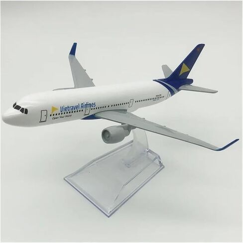 Miniature Scale 1 400 Vietravel Airlines A321 Aircraft Model Metal Simulation Passenger Alloy Static Flying Toy Game Kits in Kuwait
