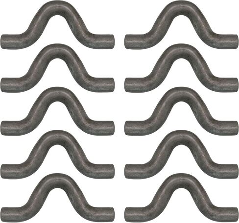1/2" Bar Weld On Safety Chain Clips for Truck Trailer Hitch Chain Mount, Connection Loops - 3-3/4" x 1-5/8" (20 Pack) in Kuwait