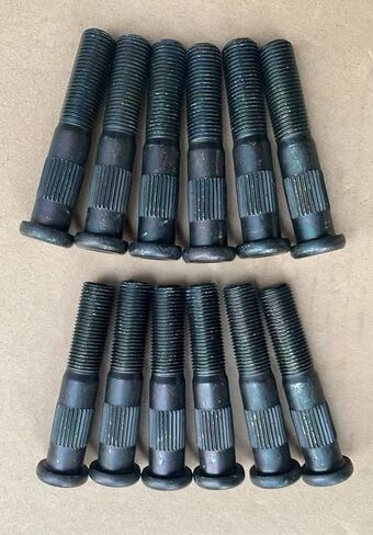 12 قطعة 1/2 بوصة - 20 × 2.7 بوصة. الطول 0.545 بوصة. استبدال مقبض العجلة بالضغط على Knurl لمقطورة Dexter 5200 6000 7000 7-262 in Kuwait