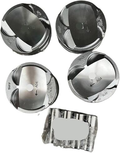4-Piece Piston Set with Wrist Pins Compatible with Unik UNI-K A04 486ZQ5 Engine in Kuwait