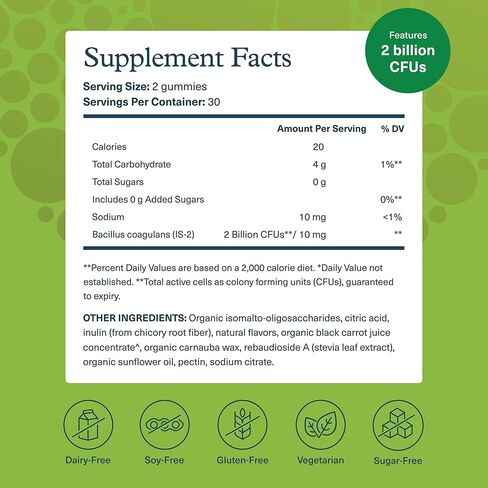 Youtheory Spore Probiotic Gummies، نكهة التوت، 60 قطعة in Kuwait