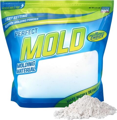 Perfect Mold Alginate Molding Material, Non-Toxic Mold Making Powder for Life Casting, Hand Casting, Baby Footprints, Face & Body Molds, USA Made, 1 lb Bag in Saudi Arabia