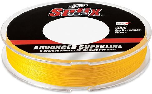 Sufix 832 Advanced Superline Braid, Hi-Vis Yellow, 50-Pound/300-Yard Spool in Saudi Arabia