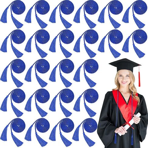 Geosar 100 Pcs Graduation Cords 67" Long 2026 Honor Cord Graduation Tassel Honor Braided Cords for 2026 Grad Ceremonies Decorations Bachelor Master Doctor in Kuwait