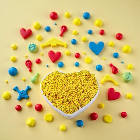 10g Yellow Softball Polymer Clay Slices (5mm),DIY Craft and Nail Art Decor,Sprinkle Clays for Sports Fans, Gifts for Crafters,Modeling Clay Dough and Faux Crafts in Kuwait