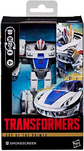 Transformers Age of the Primes Smokescreen, Deluxe Class 5.25-inch Converting Action Figure, Robot Toys for Ages 8+ in Kuwait