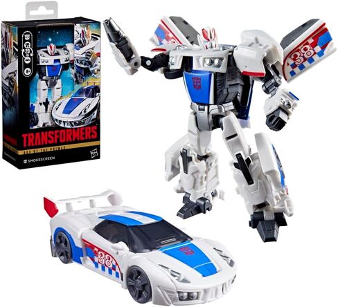 Transformers Age of the Primes Smokescreen, Deluxe Class 5.25-inch Converting Action Figure, Robot Toys for Ages 8+ in Kuwait