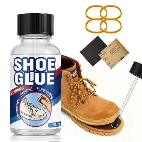 Shoe Glue, 30 g Clear Super Glue for Shoe Repair, Fast Curing & Waterproof Adhesive for Repairing Boots, Sneakers, Heels, Hiking Shoes, Leather Handbags and More in Kuwait
