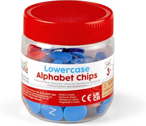 hand2mind Lowercase Alphabet Chips, Toddler Learning Letters for Spelling, Learn to Spell for Kids, Reading Tools for Kids, Science of Reading Manipulatives, Teaching Supplies Kindergarten in Kuwait