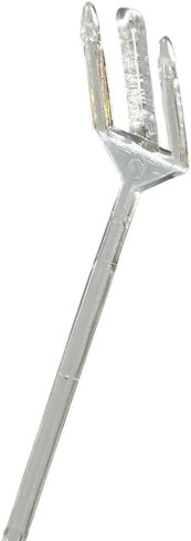Clear Plastic Slant Head Floral Pick Cardholder 18" (100 Pieces) in Kuwait