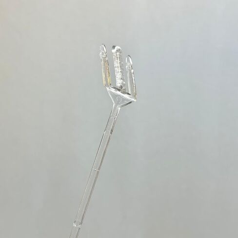 Clear Plastic Slant Head Floral Pick Cardholder 18" (100 Pieces) in Kuwait