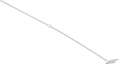 Clear Plastic Slant Head Floral Pick Cardholder 18" (100 Pieces) in Kuwait
