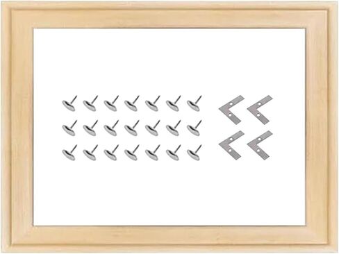 Wooden Art Frames for Canvas 15.7 x 27.6 in (40 x 70 cm) Wood Stretcher Bars Kit Oil Paintings Wood Frame DIY Wall Art Decoration, Accessories Included in Kuwait