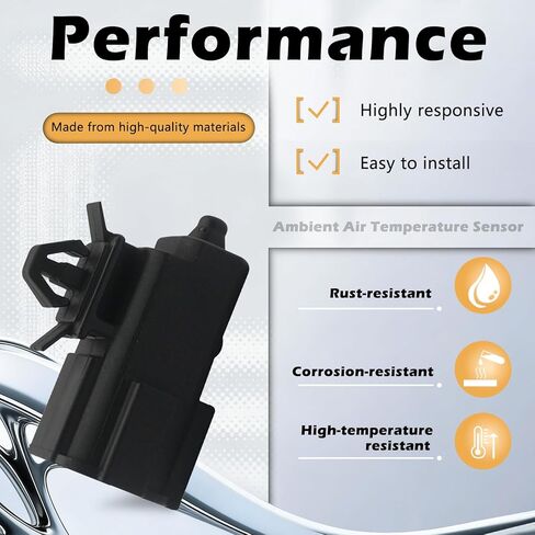 Ambient Air Temperature Sensor Compatible with 370Z Altima EX35 FX35 FX45 2009-2012 Replaces # 27722-3VA0A,2771031U00, 2772231U00, 277223VA0A in Kuwait