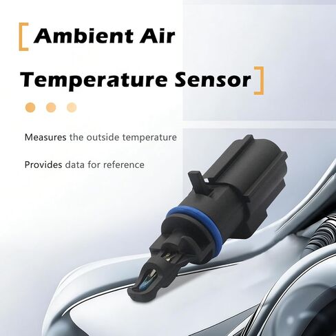 Air Charge Temperature Sensor Ambient Air Temperature Sensor Compatible with Chrysler 200 2011-2014 Replaces # 56028364AA in Kuwait