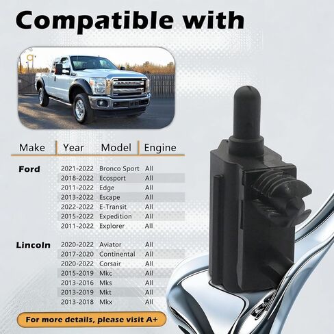 2011-حتى الآن مستشعر درجة حرارة الهواء المحيط للسيارة متوافق مع Ford Edge Escape E-Transit Expedition Explorer F-150 يستبدل # AU5Z-12A647-B، AU5Z12A647B in Kuwait