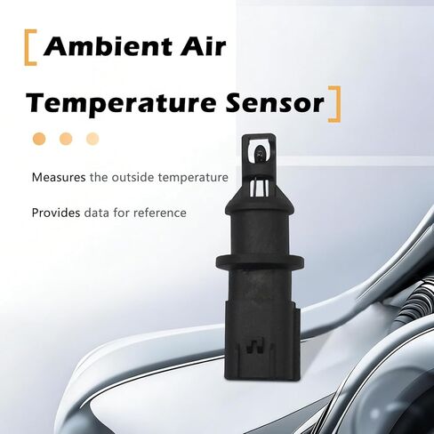 Air Intake Charge Temperature Sensor Ambient Air Temperature Sensor Compatible with Chrysler 300 2005-2010 Replaces # 4606487AB 4606487AA in Kuwait