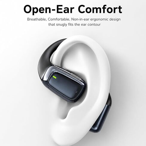 NE25 AI Translation Earbuds Real Time, Open Ear Translator Earbuds with 165 Languages, LCD Touch Screen and 7 Modes for Travel Business Learning in Kuwait