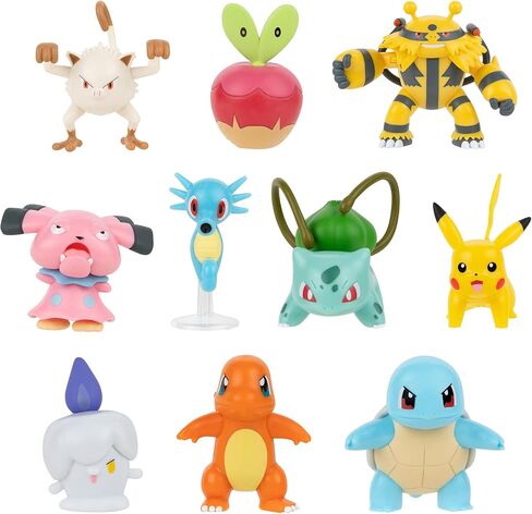 Pokémon Battle Figure 10 Pack – Nine 2-inch Battle Figures and One 4.5-inch Battle Figure in Kuwait