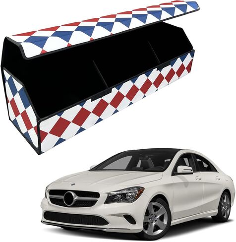 Car Trunk Organizer for For Toyota Corolla Hatchback - Custom Fit,Large Space Outdoor Trunk Organizer with Leather,Hook and Loop Fastener,4-Layer Cover,For Toyota Corolla Hatchback 2019-25 in Kuwait