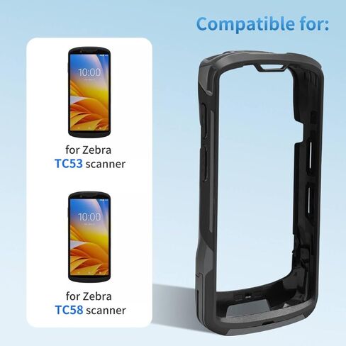 TC53 Protective Case with Screen Protector [2026 New Version] Rugged Case for Symbol Zebra Scanner TC53 TC58 Protective Cover Mobile Computer Scanner Case in Kuwait