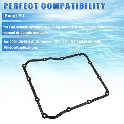 YMT 29549684 Transmission Pan Gasket Filter Fluid Fits for Duramax 6.6L 2001-2019 in Kuwait