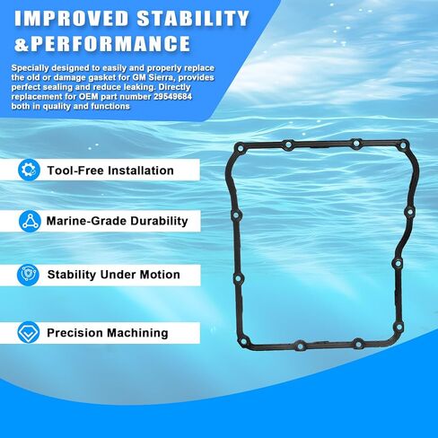YMT 29549684 Transmission Pan Gasket Filter Fluid Fits for Duramax 6.6L 2001-2019 in Kuwait