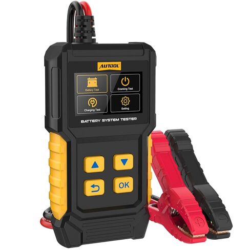 AUTOOL BT360 Battery System Tester, Car Battery Tester DC Charging Cranking Test 100-2000 CCA, 2.4" Color LCD Battery Monitor, Digital Auto Analyzer for Vehicle Truck Motorcycle in Kuwait