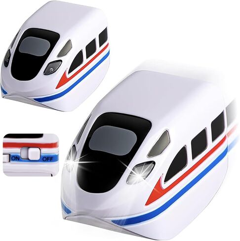 3D Replacement Electric Train Cars*2,Only Add-On for KlickRail Electric Train Set Tracks, Cannot Operate Alone,Do Not Fit with Magnetic Track, USB Rechargeable(2pack) in Saudi Arabia