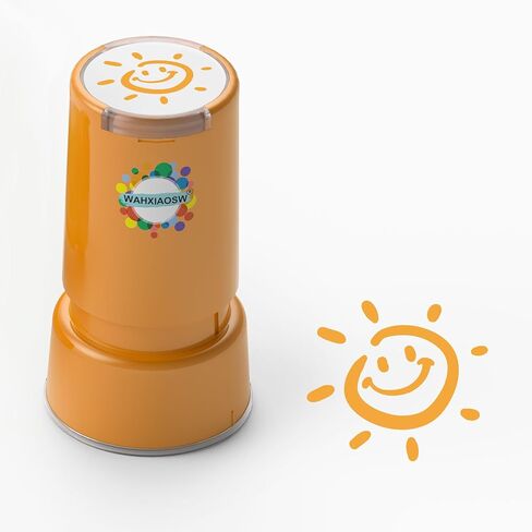 Self-Inking Star Stamp for Teachers, Hand Stamps for Events and Classroom, Teacher Stamps for School, Greeting Cards, and Scrapbooks (0.79inch, Smiley Five-Pointed Star) in Saudi Arabia