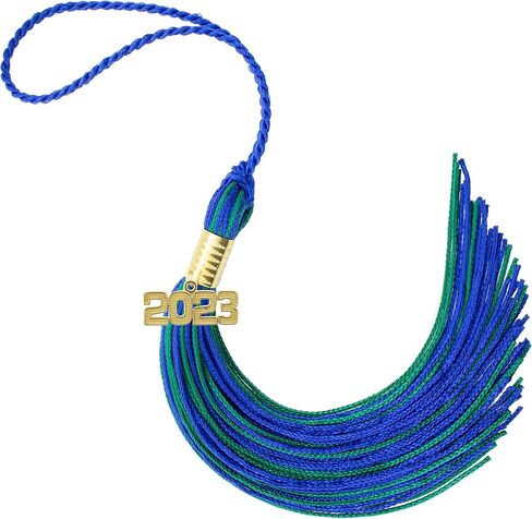 شرابة التخرج من Tassel Depot 2026 باللون الأرجواني/الأبيض - متوفرة بكل الألوان المدرسية - صُنعت في الولايات المتحدة الأمريكية in Kuwait