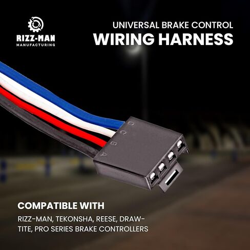 8506911 Brake Control Universal Pigtail Wiring Harness Fits Rizz-Man, Tekonsha, Reese, Draw-Tite,Pro Series, Brake Controllers in Kuwait