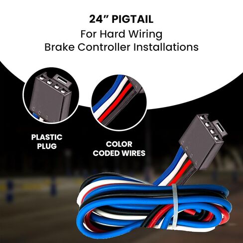 8506911 Brake Control Universal Pigtail Wiring Harness Fits Rizz-Man, Tekonsha, Reese, Draw-Tite,Pro Series, Brake Controllers in Kuwait