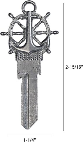 Lucky Line FORGED Key Shapes, ANCHOR - House Key Blank, KWI/11, 1 key (B304K) in Saudi Arabia